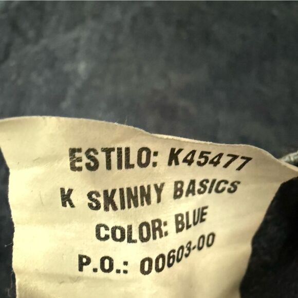 KR3W Skinny Basics Blue Denim Jeans - Picture 5 of 6